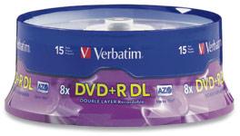 Verbatim намерена первой начать продажи носителей 8х DVD+R DL с поддержкой LightScribe